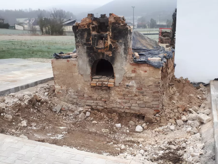 Sanierung Backofen nach Rückbau